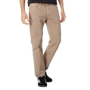 Levi's 501 premium All Beige jeans Size 28/30 Classic Retro Clean